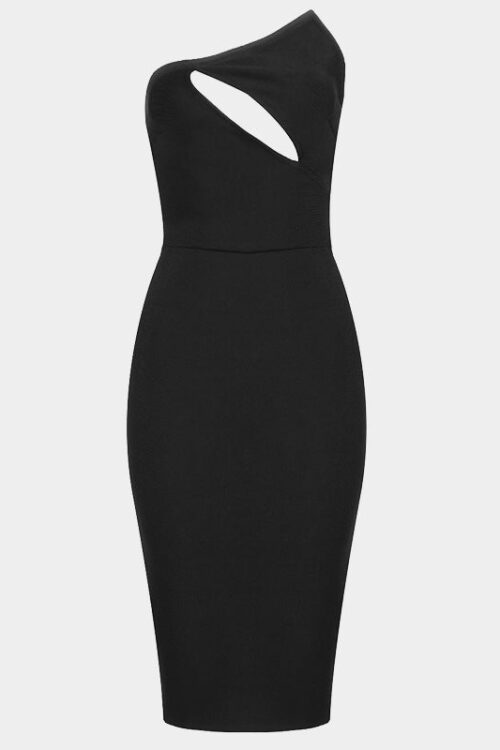 Rayon Bandage Midi Dress